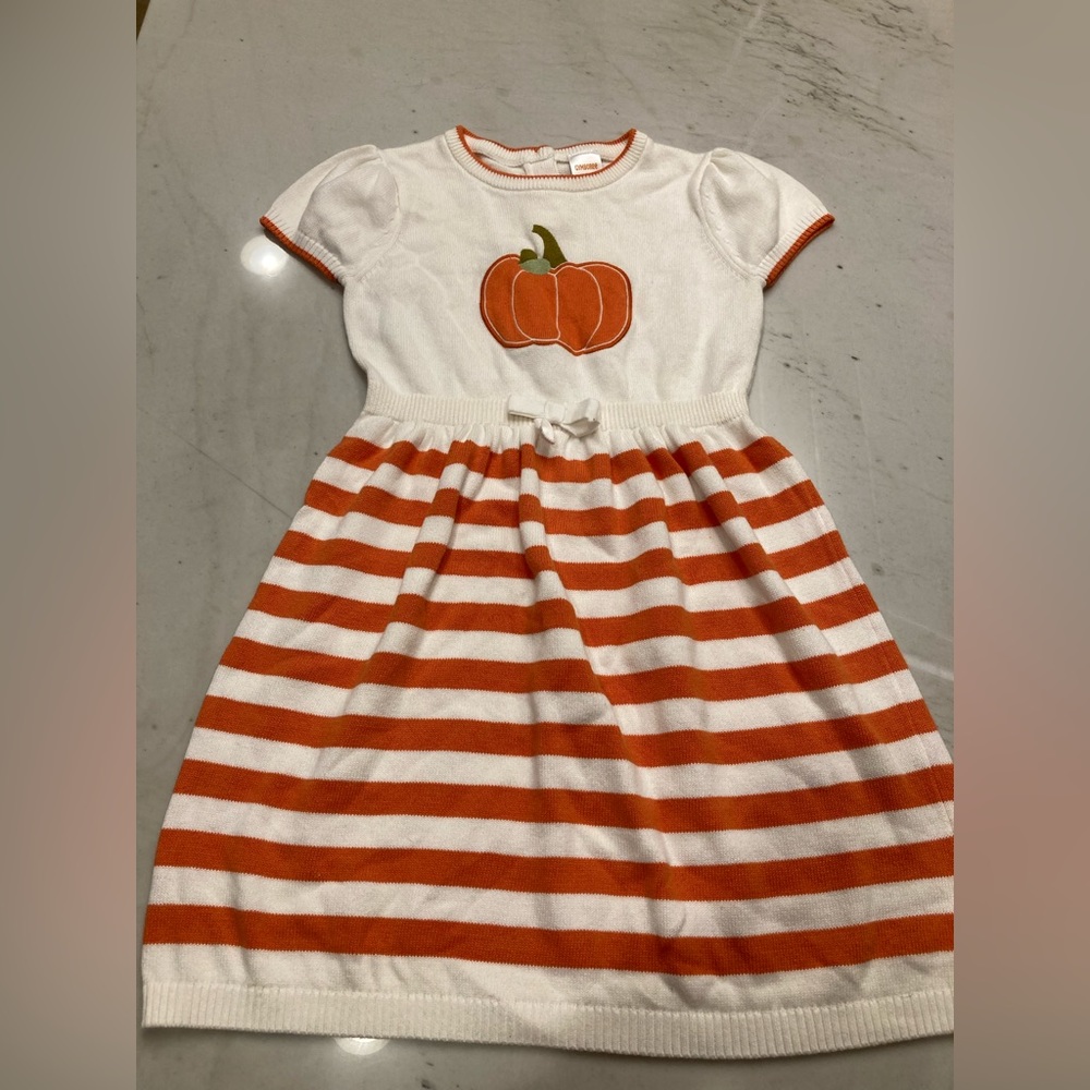 Gymboree Pumpkin Dress Size 7